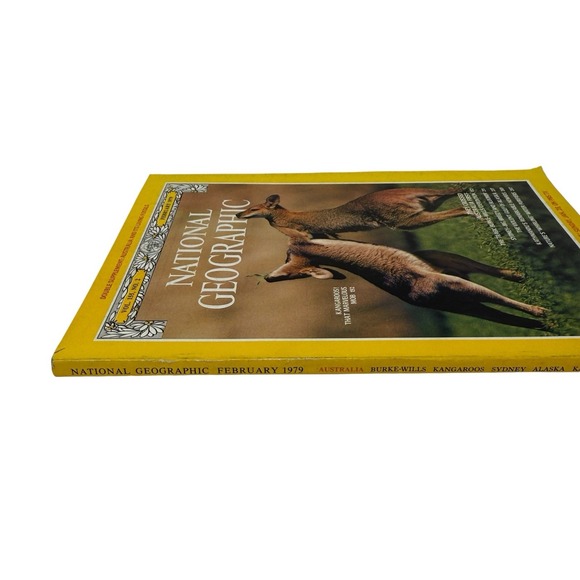 Vintage National Geographic Magazine Februrary 1979 Kangaroos Australia Alaska - Picture 5 of 5